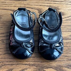 Stuart Weitzman Black Patent Kids Dress Shoes